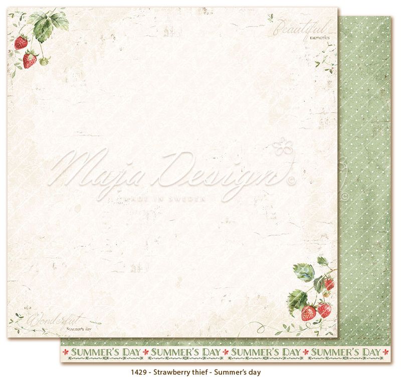 Maja Design - 1445 - Strawberry thief - 6x6 Paper Pack