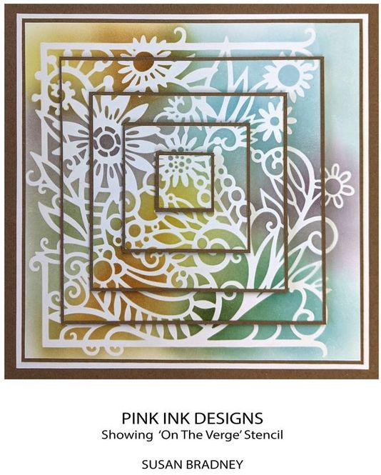 Hovedbilde Pink Ink Designs - Stencil 7x7