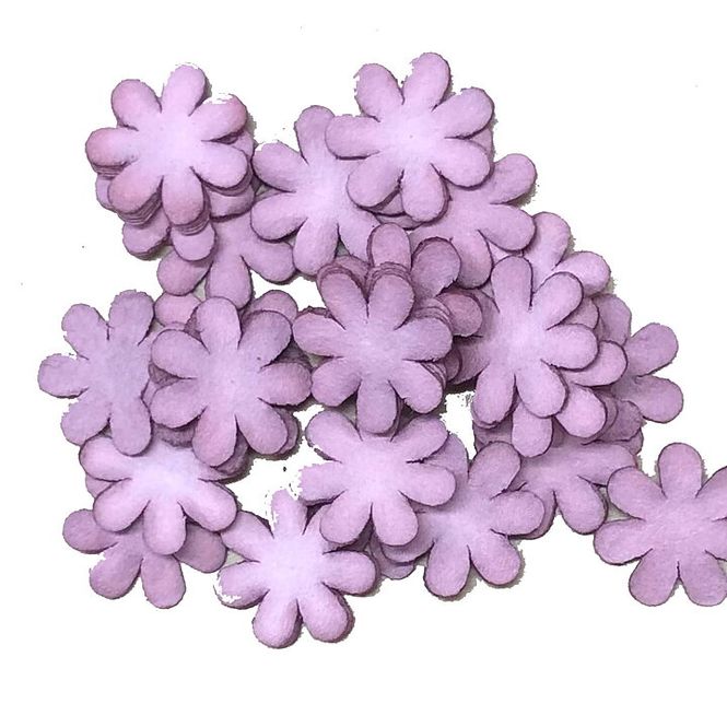 Hovedbilde Reprint - 56 - Mini Paper Flowers 16mm - Gammelrosa - 100stk