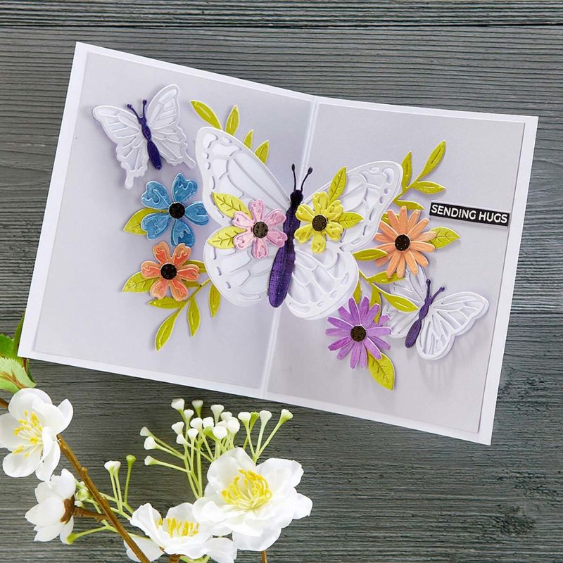 Spellbinders - S5-505 - Dies - Pop-Up Butterfly