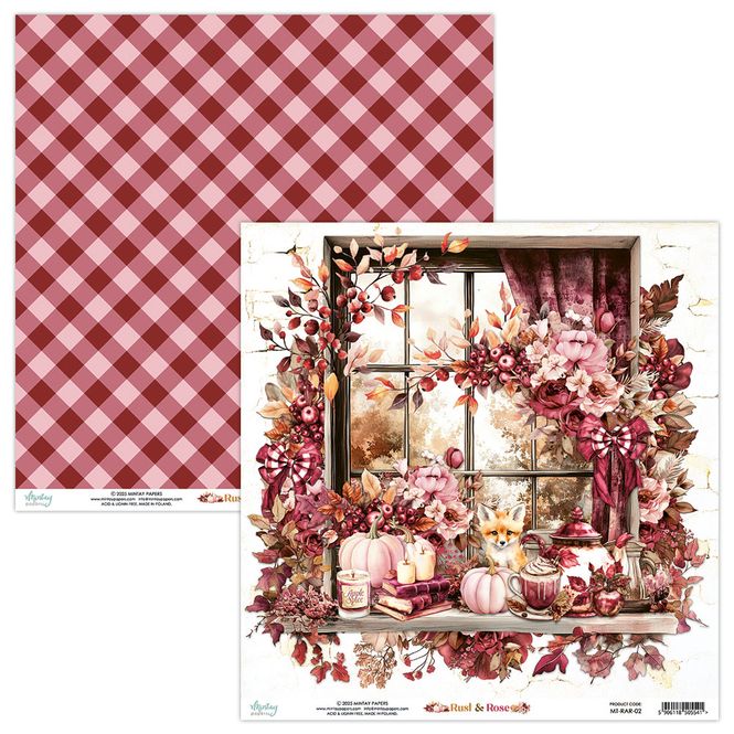 Hovedbilde Mintay - RAR - 12x12 - Rust & Rose - 02