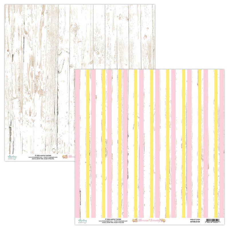Mintay - BLO - 8x8 Paper Pad - Blossom Serenity