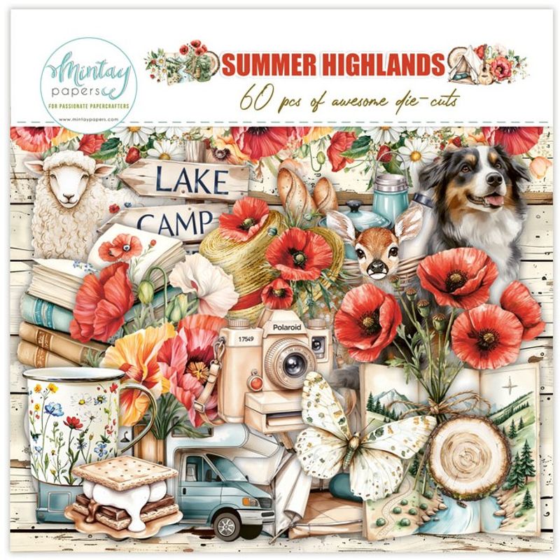 Mintay - SUM - Summer Highlands - Paper Die-Cuts - 60 pcs