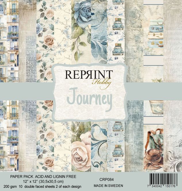 Hovedbilde Reprint - 12x12 - CRP084 - Journey - Paper Pack