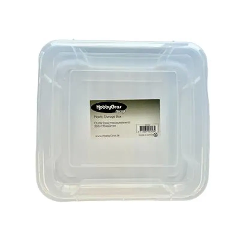 HobbyGros - Storage - Plastic Storage Box - 20x19x6 cm