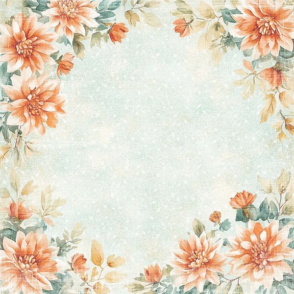 Reprint - 12x12 - RP0700 - The Beach - Flower Corner 