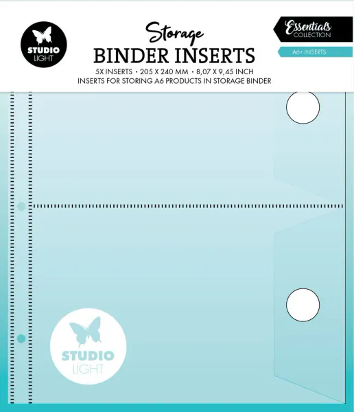 Studio Light - Storage Binder Inserts A6+ Insert (5pcs)