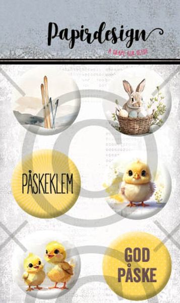 Papirdesign - Buttons - 1632 - Påske 3