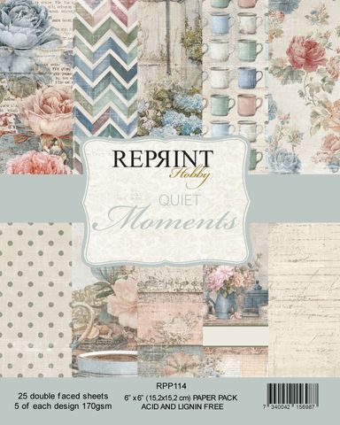 Hovedbilde Reprint - 6x6 - RPP114 - Quiet Moments - Paper Pack