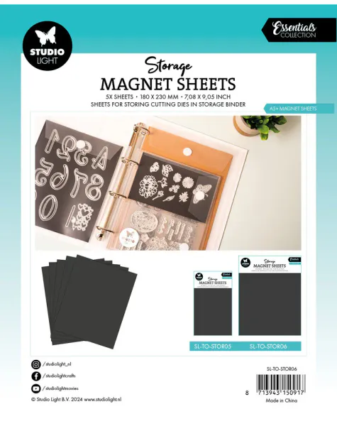 Studio Light - Storage Magnet Sheets - A5+ Magnet Sheets (5pcs)