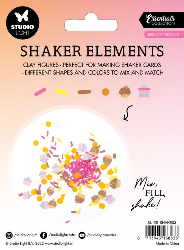 Studio Light - SHAKE03 - Shaker Elements - Birthday Present 