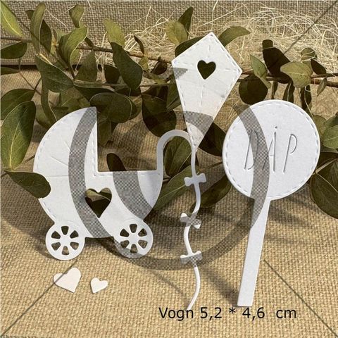 Hovedbilde Papirdesign Dies PD 1582 - Små babydies 2