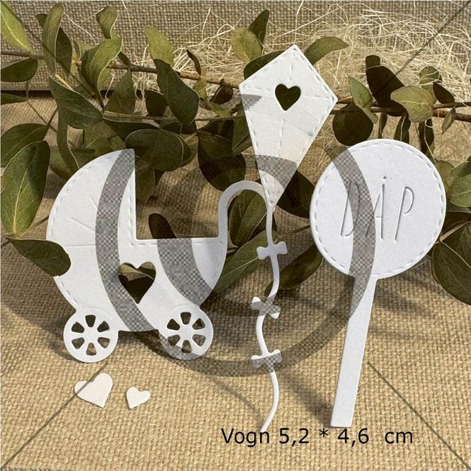 Hovedbilde Papirdesign - Dies - PD 1582 - Små babydies 2
