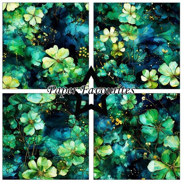 Paper Favourites - 12x12 Paper Pack - PF494 - Lucky Clover