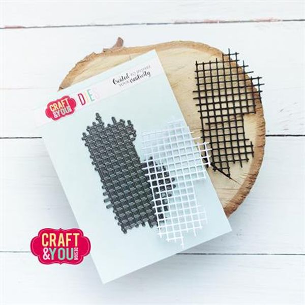 Craft & You - Dies - CW289 - Checkered Background