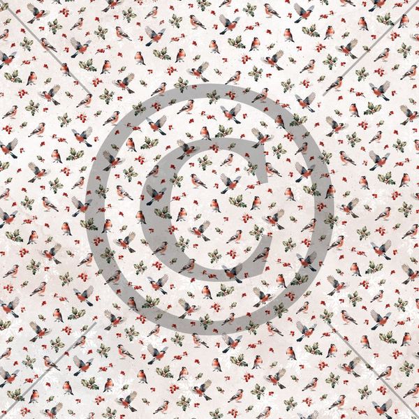 Papirdesign - 12x12 - PD 1406 - Vintertiden - Julefri