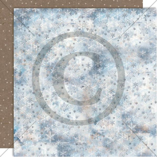Papirdesign - 12x12 - PD 1573 - Vinterglede - Snøstorm