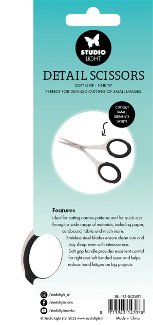 Hovedbilde Studio Light - Detail Scissor - Soft Grip Fine Tip
