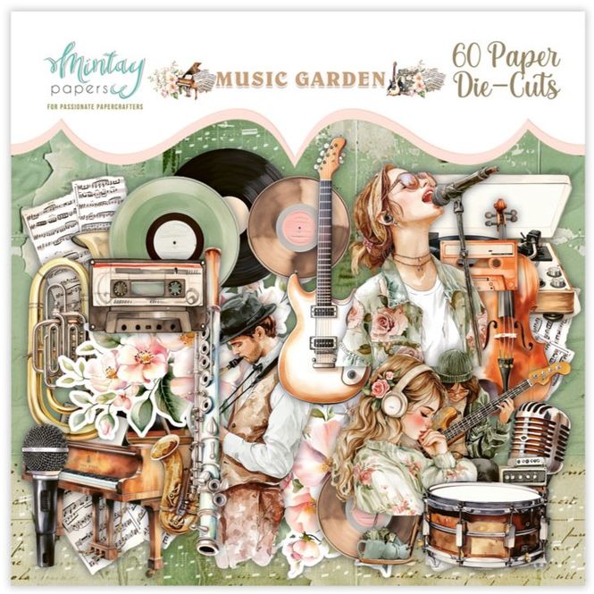 Hovedbilde Mintay - MUS - Music Garden - Paper Die-Cuts - 60 pcs