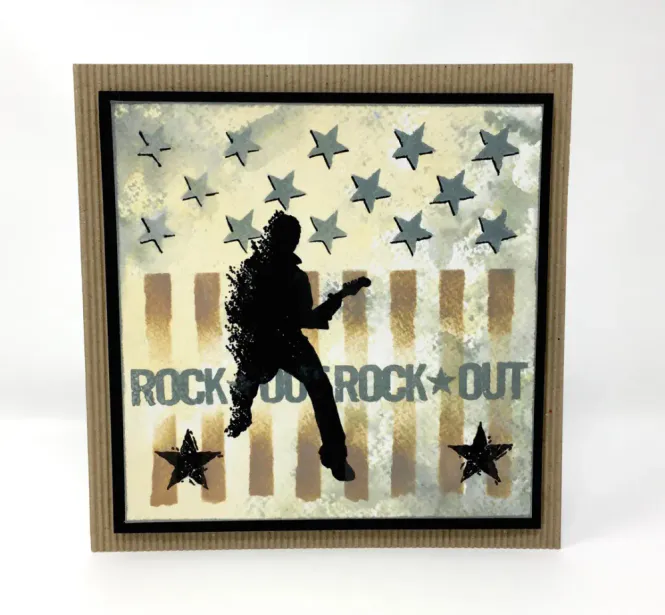 Hovedbilde Visible Image - A6 Clear Stamp - Rock Out