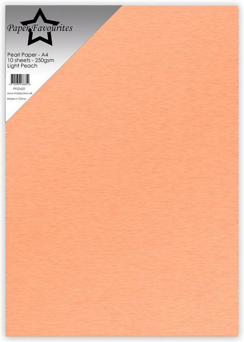 Hovedbilde Paper Favourites - A4 - Pearl Paper - 420 - Light Peach - 10pk