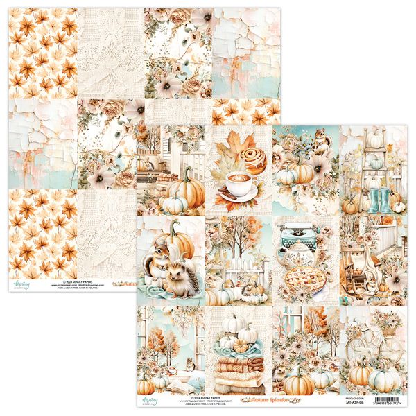 Mintay - ASP - 12x12 - Autumn Splendor - 06 Picture Sheet