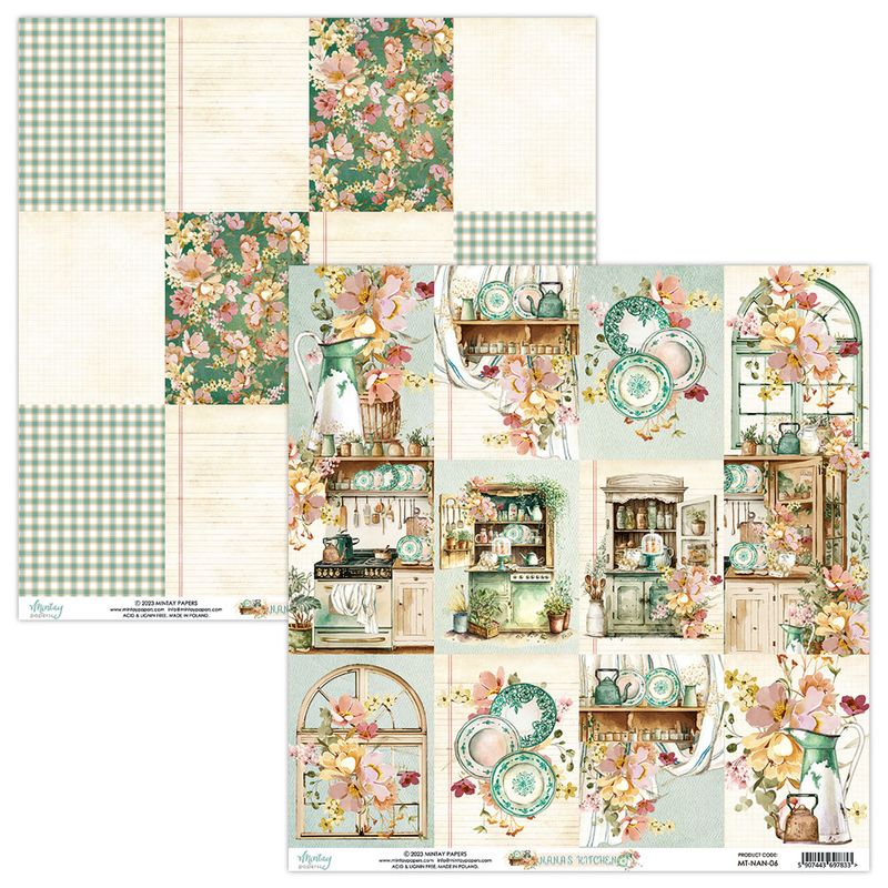 Mintay - NAN - 12x12 - Nana's Kitchen - 06 Picture Sheet