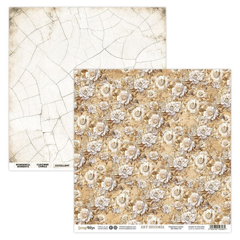 ScrapBoys - Art Decoria - 12x12 - Paper Pack