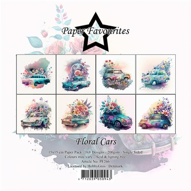 Hovedbilde Paper Favourites - 6x6 Paper Pad - PF266 - Floral Cars