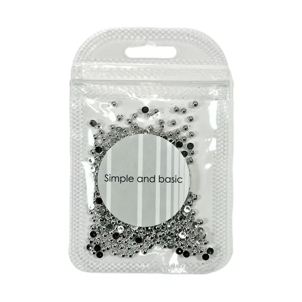 Simple and Basic - SBA531 - Halvperler - 3mm - Polished Silver