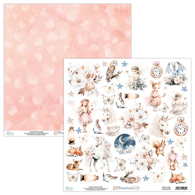 Hovedbilde Mintay - DLA - 12x12 - Dreamland - 09 Die-Cut sheet