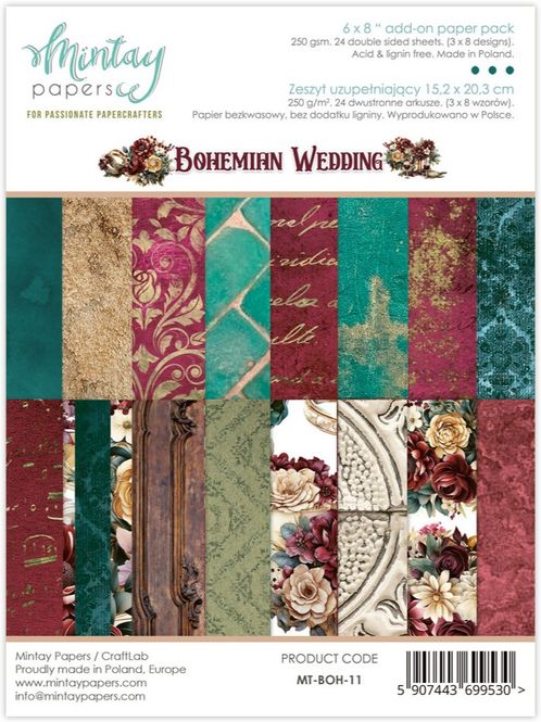 Hovedbilde Mintay - BOH - 6x8 Add on Paper Pack -  Bohemian Wedding 