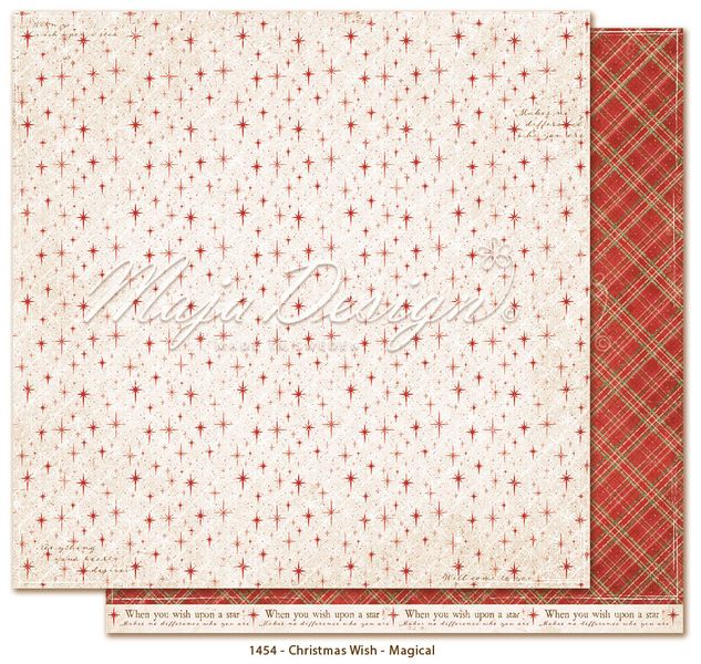 Maja Design - 1467 - Christmas Wish - 12x12 Paper Pack - inkl monochromes