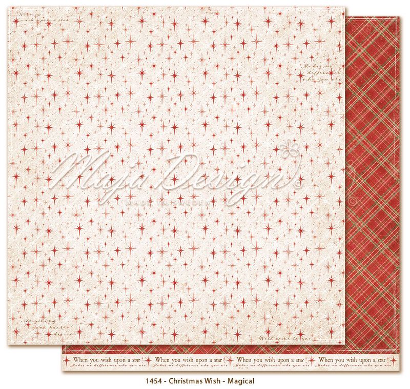 Maja Design - 1467 - Christmas Wish - 12x12 Paper Pack - inkl monochromes
