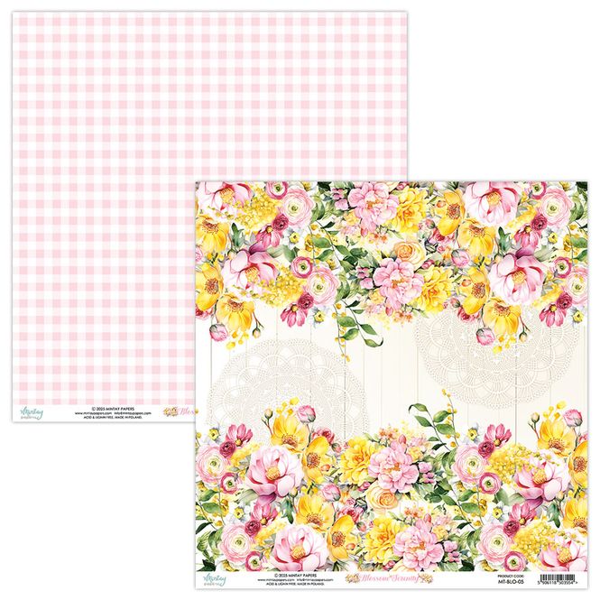 Hovedbilde Mintay - BLO - 12x12 Paper Set - Blossom Serenity