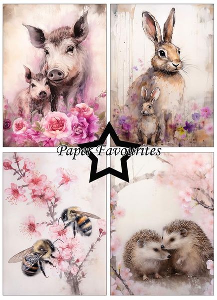 Paper Favourites - A6 Paper Pack - PFA580 - Wildlife