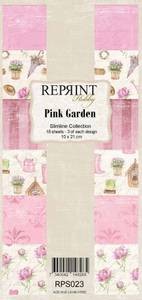 Bilde av Reprint - Slimline Paper Pack - RPS023 - Pink Garden