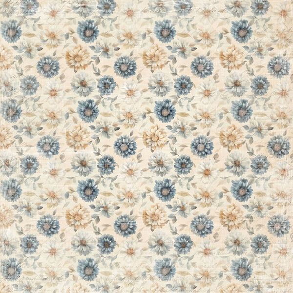 Reprint - 12x12 - RP0705 - Cozy Season - Cozy flowers