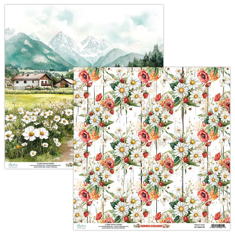 Mintay - SUM - 8x8 Paper Pad -  Summer Highlands