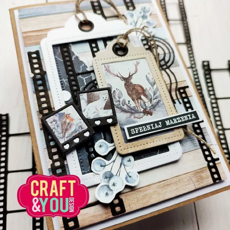 Craft & You - Dies - CW266 - Film Strip 2,4 x 14 cm