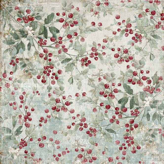 Hovedbilde Reprint - 12x12 - RP0718 - Deck the Halls - Mistletoe
