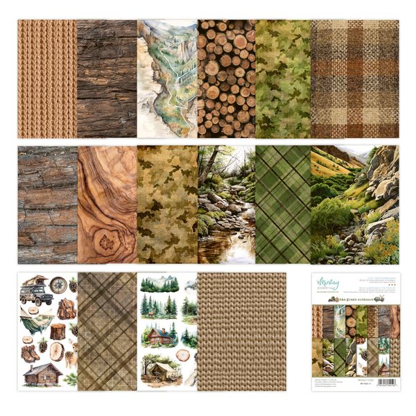 Mintay - TGO - 6x8 Add on Paper Pack - The Great Outdoor