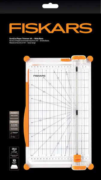 Fiskars - SureCut Paper Trimmer - A4 - Wide Base 
