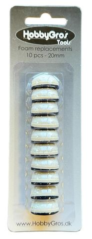 Hovedbilde HobbyGros - 013 - Blending Foam Replacements - 10 pcs - 20 mm i diameter