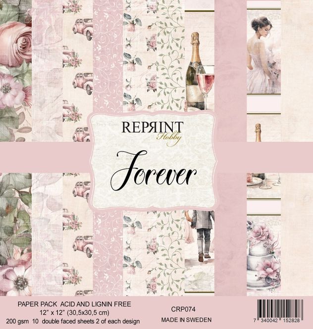 Hovedbilde Reprint - 12x12 - CRP074 - Forever - Paper Pack