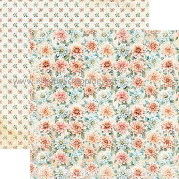 Reprint - 12x12 - RP0701 - The Beach - Dahlias