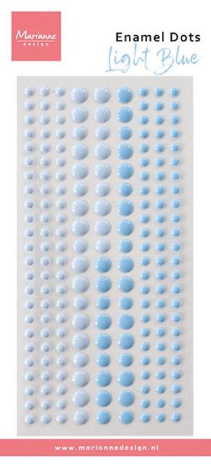 Hovedbilde Marianne Design - PL4535 - Enamel dots - Light Blue