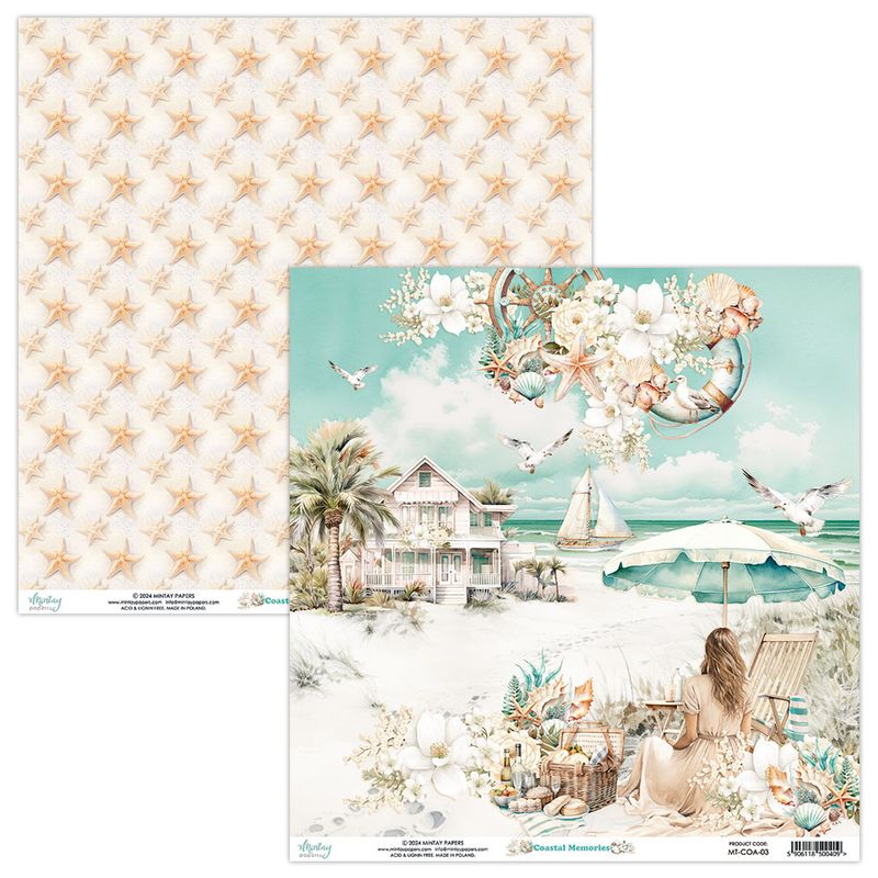 Mintay - COA - 6x6 Paper Pad - Coastal Memories