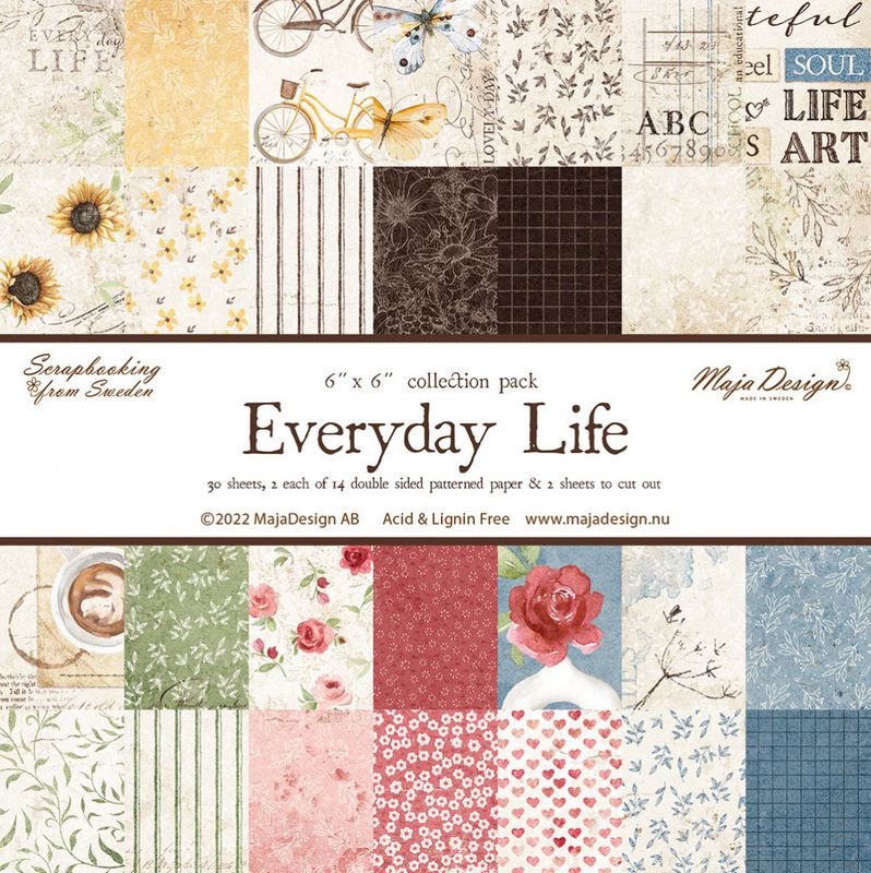 Maja Design - 1239 - Everyday Life - 6x6 Paper Pack