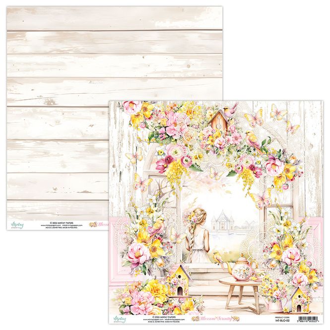 Hovedbilde Mintay - BLO - 12x12 Paper Set - Blossom Serenity